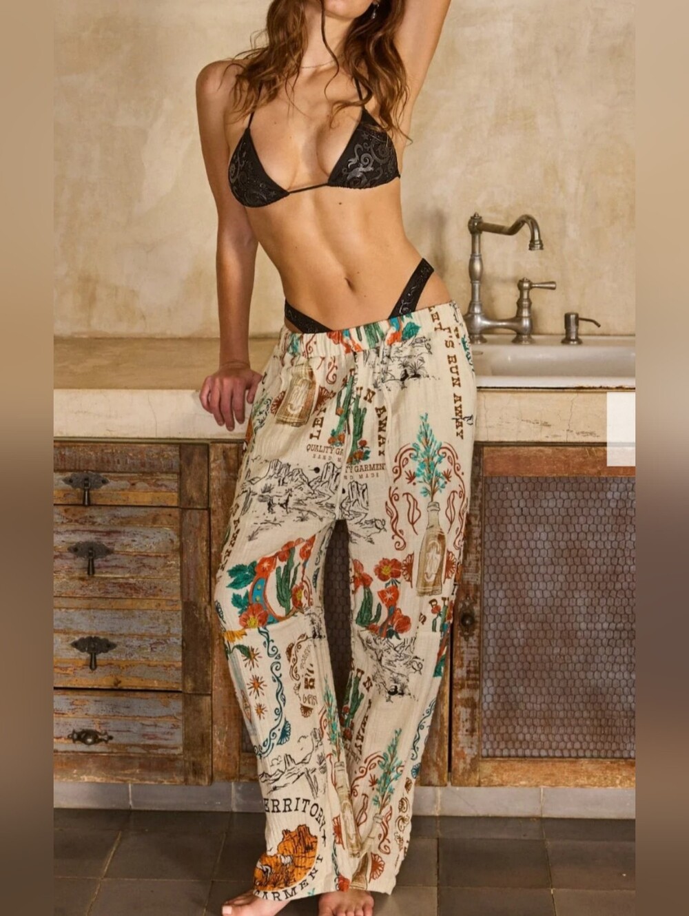Agua Bendita Frank Nopal Pants